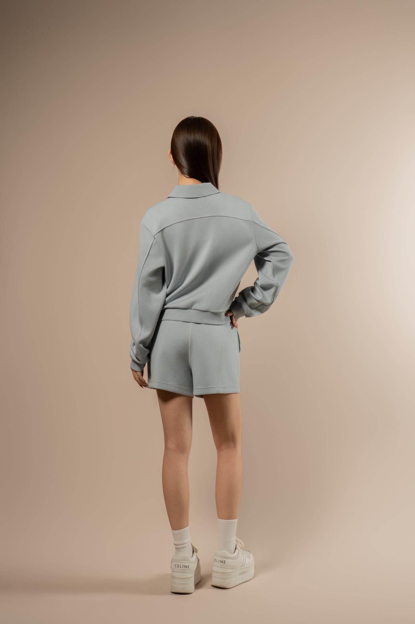 DY 雲朵棉POLO半拉鏈衛衣