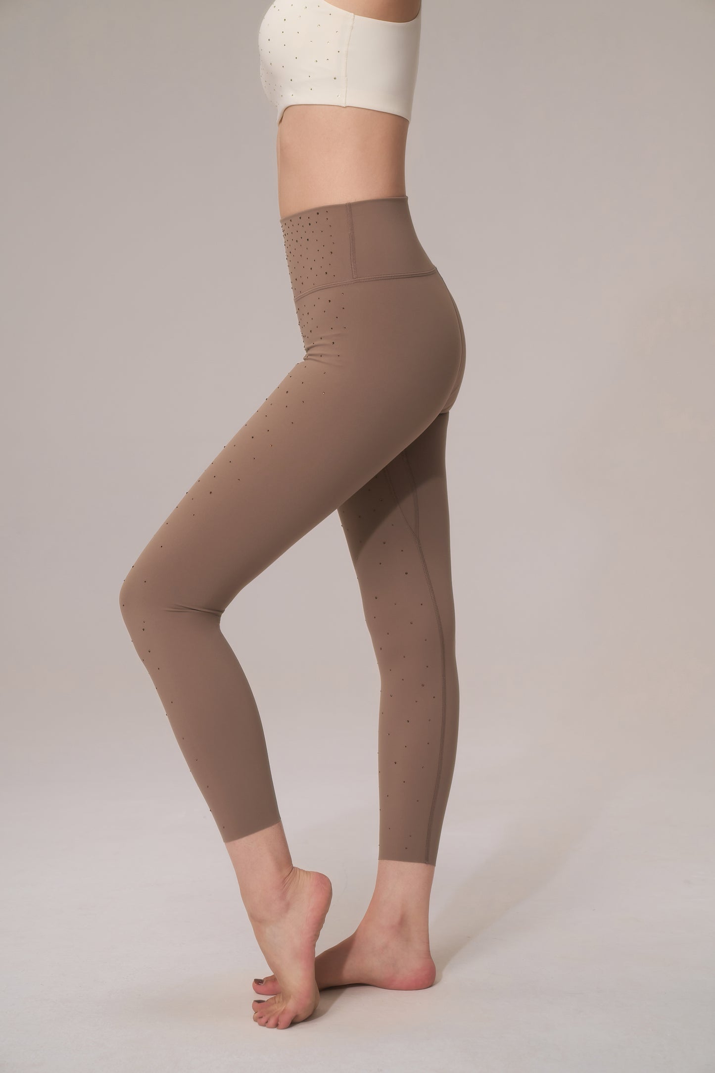 DY 帶鑽裸感緊身瑜伽褲 Diamond Contour fit High-Rise tight pant