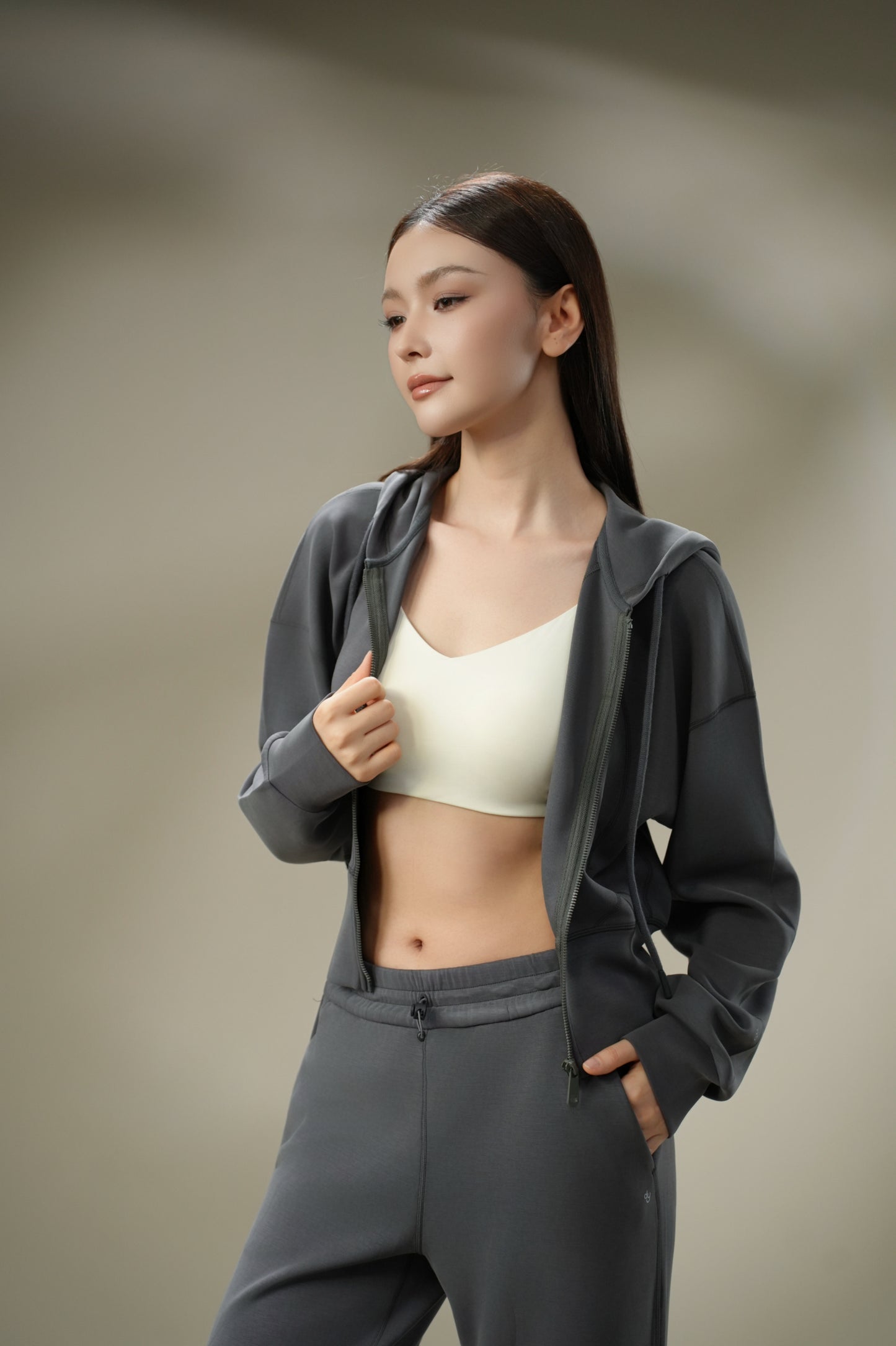 DY防UV超舒適莫代爾帶帽防曬外套