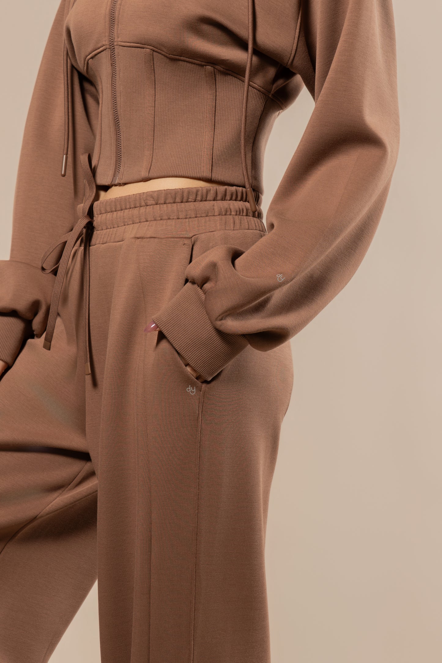 DY 雲朵棉抽繩直筒運動褲