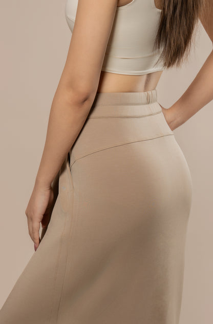 DY 雲朵棉抽繩長裙