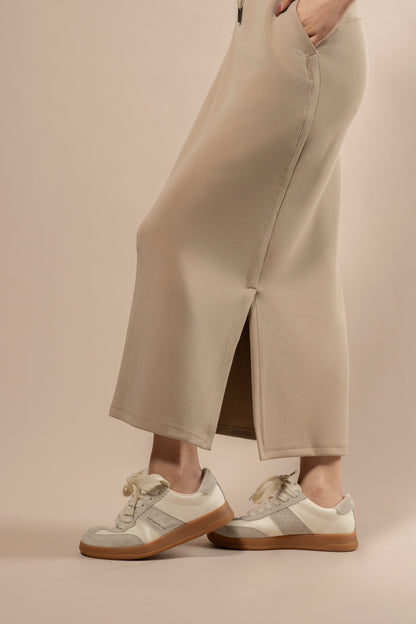 DY 雲朵棉抽繩長裙