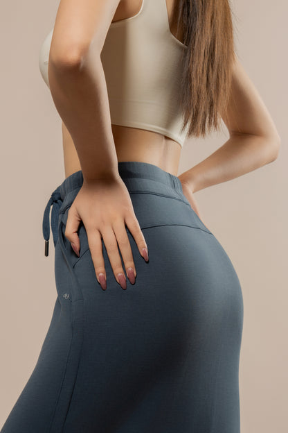 DY 雲朵棉抽繩長裙