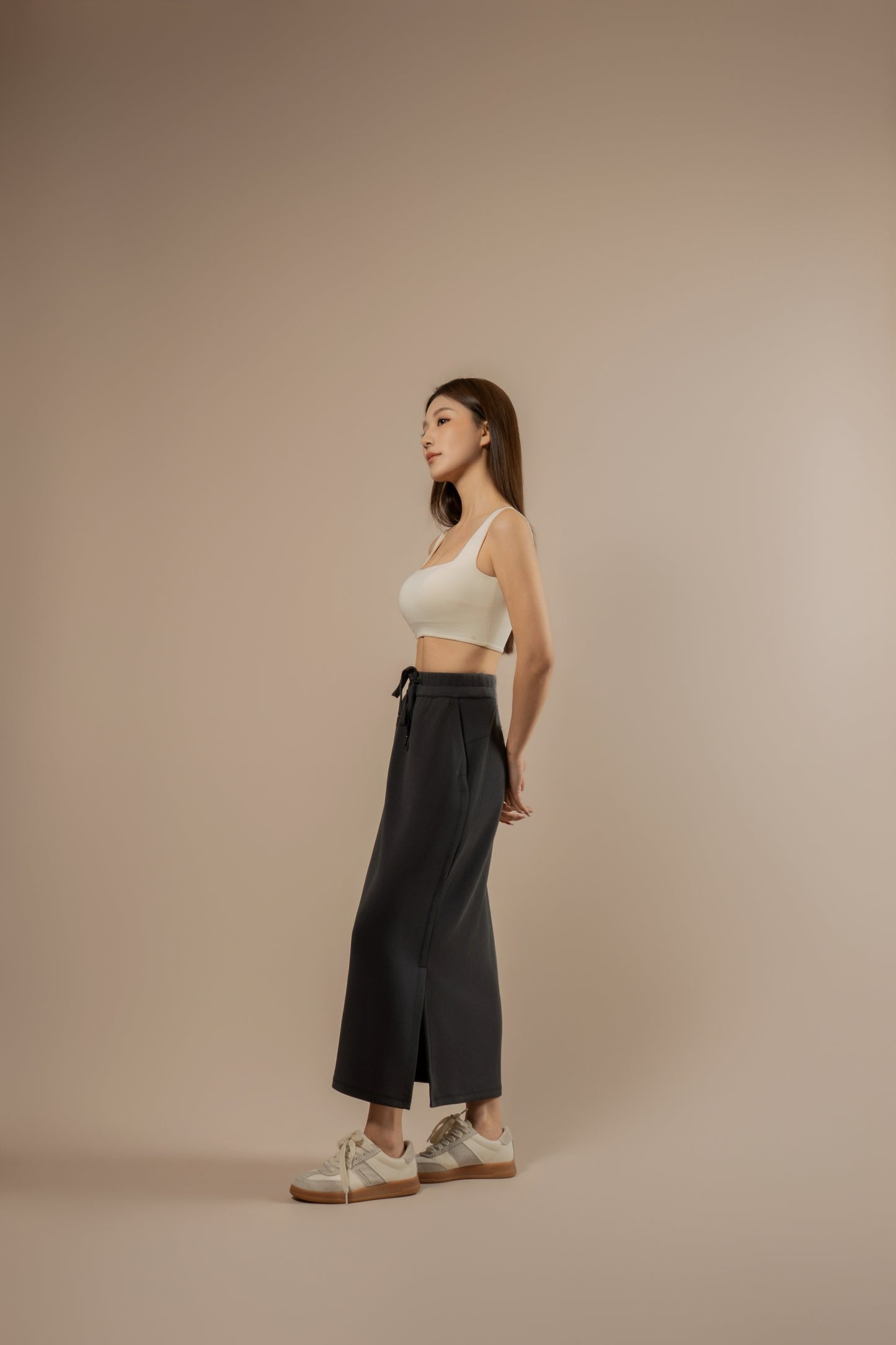 DY 雲朵棉抽繩長裙