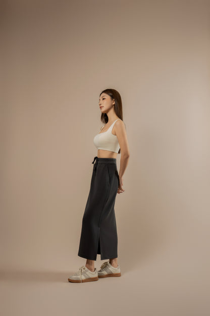 DY 雲朵棉抽繩長裙