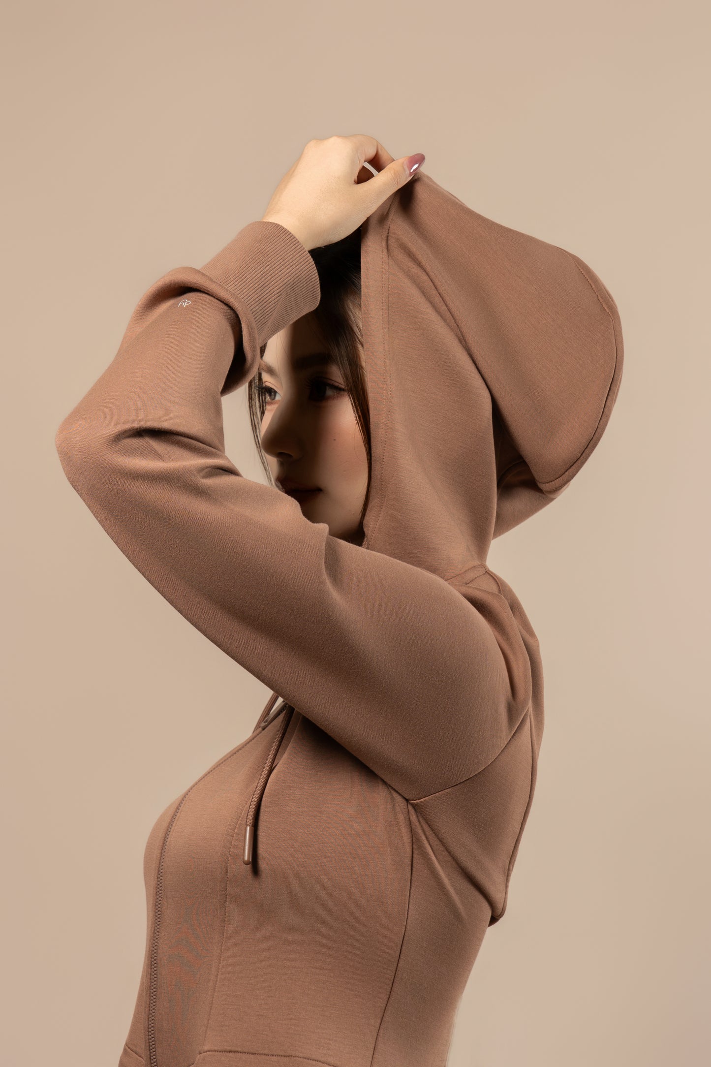 DY 雲朵棉連帽修腰外套