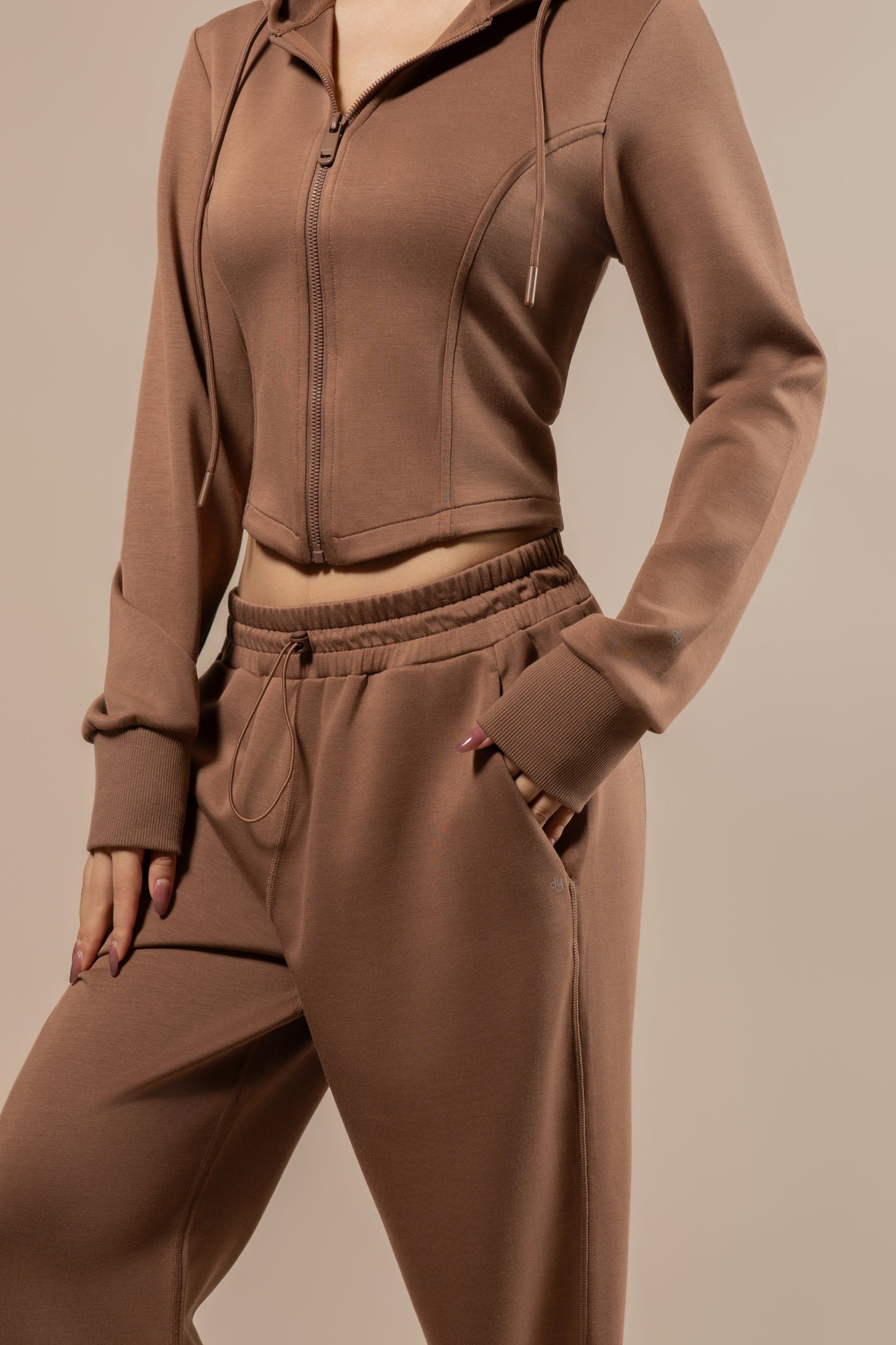 DY 雲朵棉直筒鬆緊腰長褲