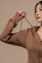 DY 雲朵棉連帽修腰外套