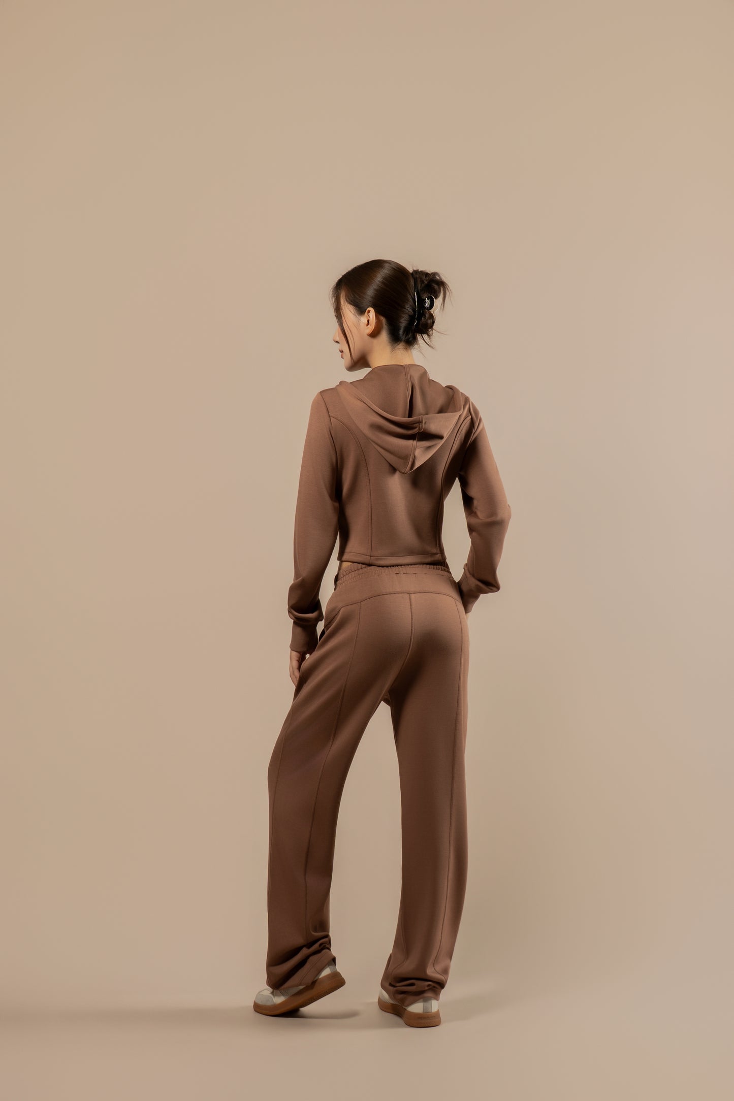 DY 雲朵棉連帽修腰外套