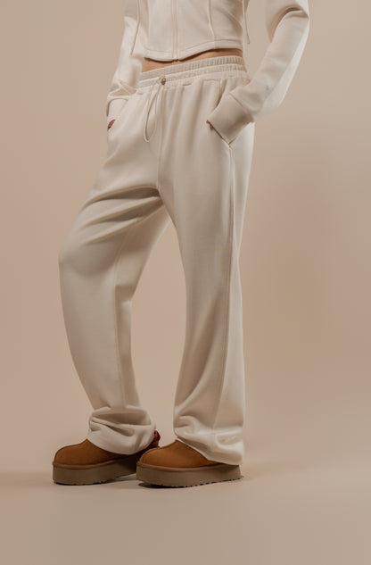 DY 雲朵棉直筒鬆緊腰長褲