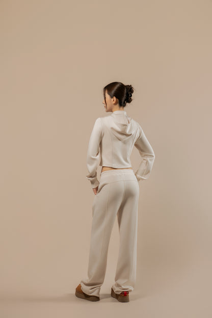 DY 雲朵棉連帽修腰外套