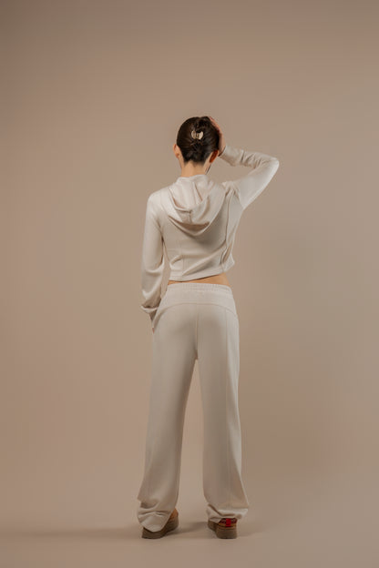 DY 雲朵棉連帽修腰外套