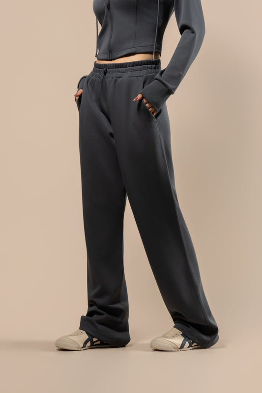 DY 雲朵棉直筒鬆緊腰長褲