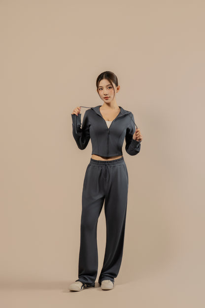 DY 雲朵棉直筒鬆緊腰長褲