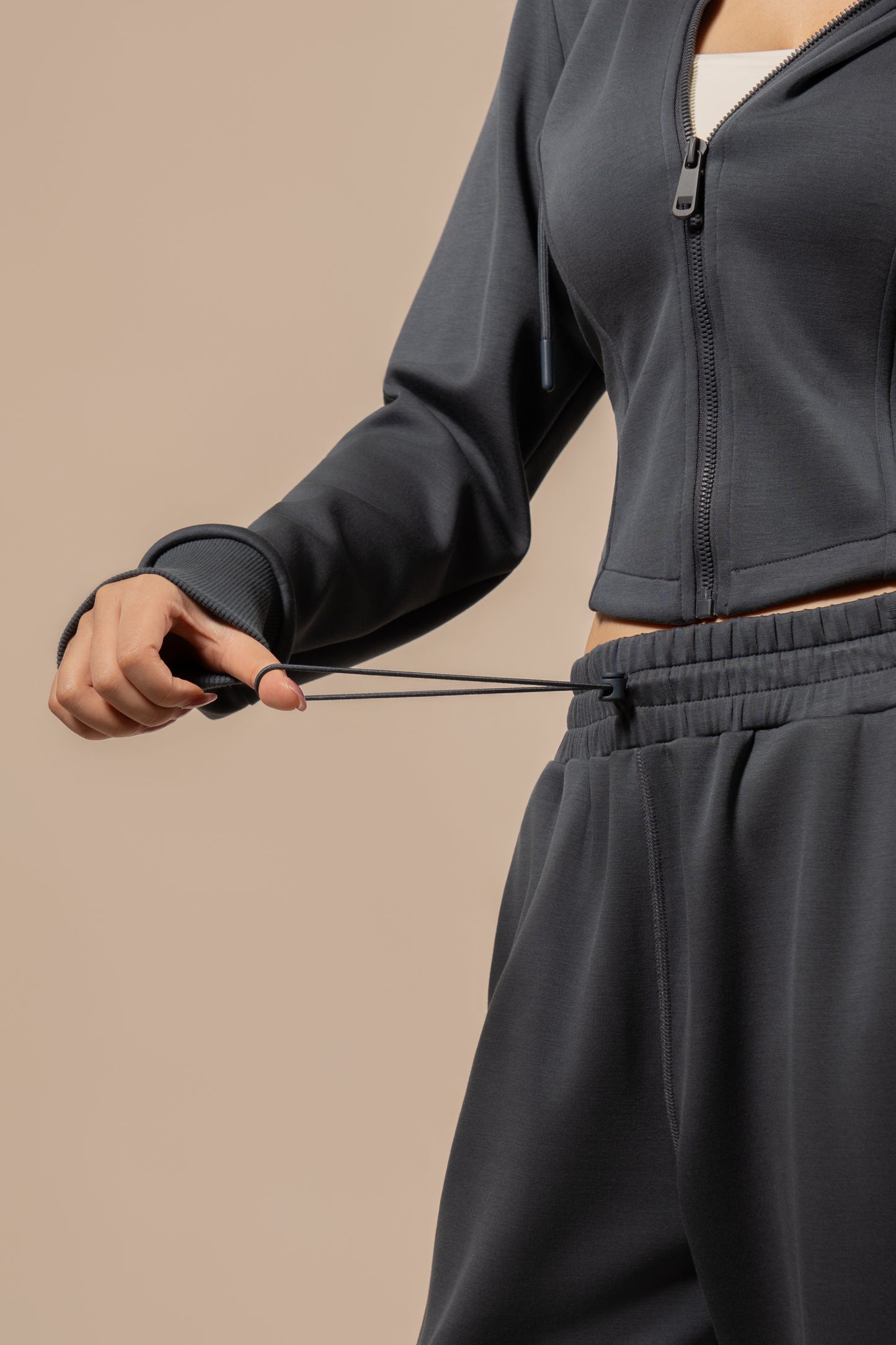 DY 雲朵棉直筒鬆緊腰長褲