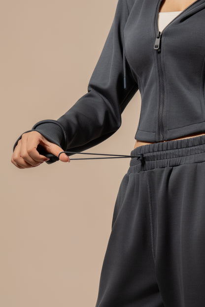 DY 雲朵棉直筒鬆緊腰長褲