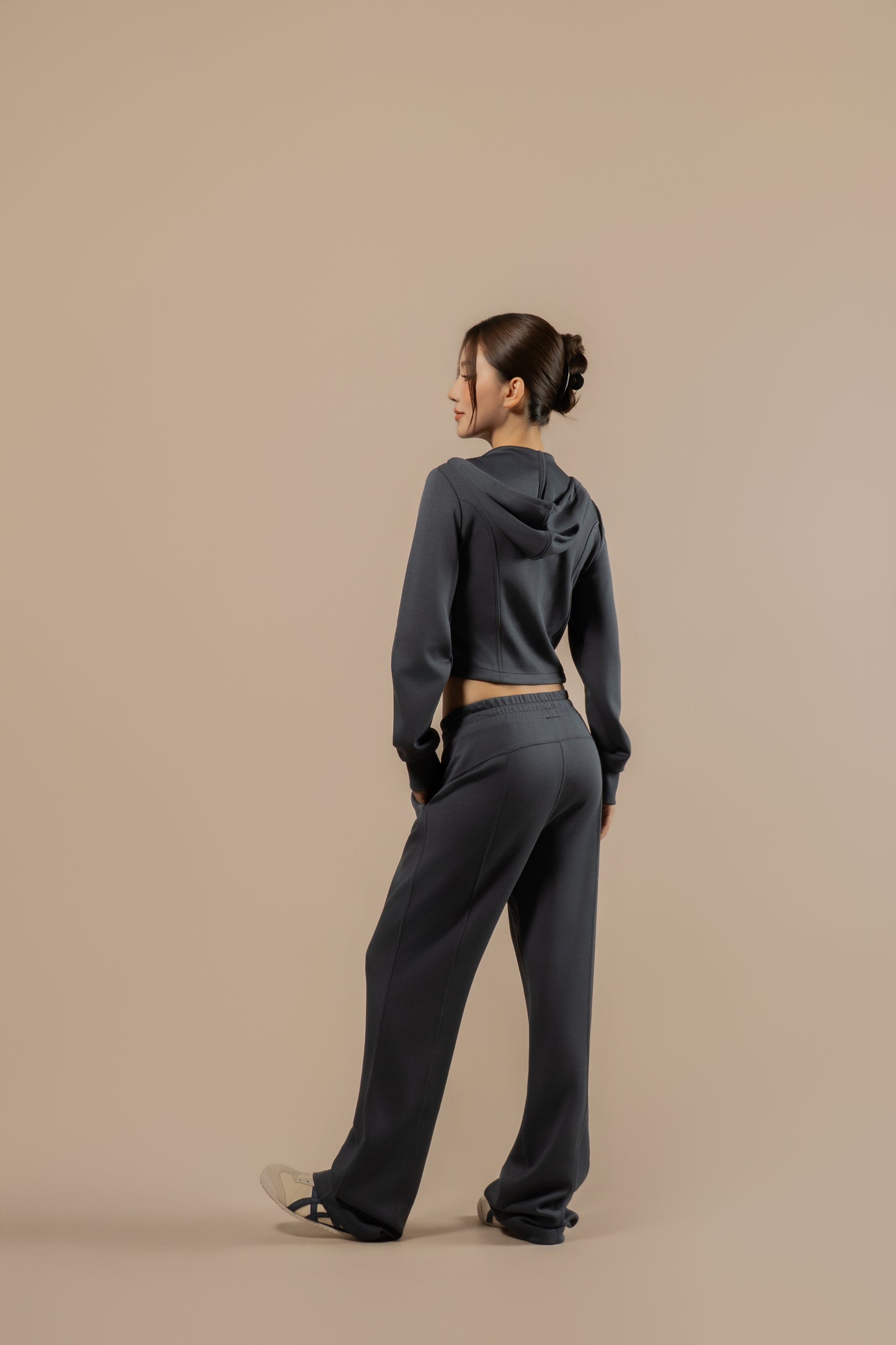 DY 雲朵棉連帽修腰外套