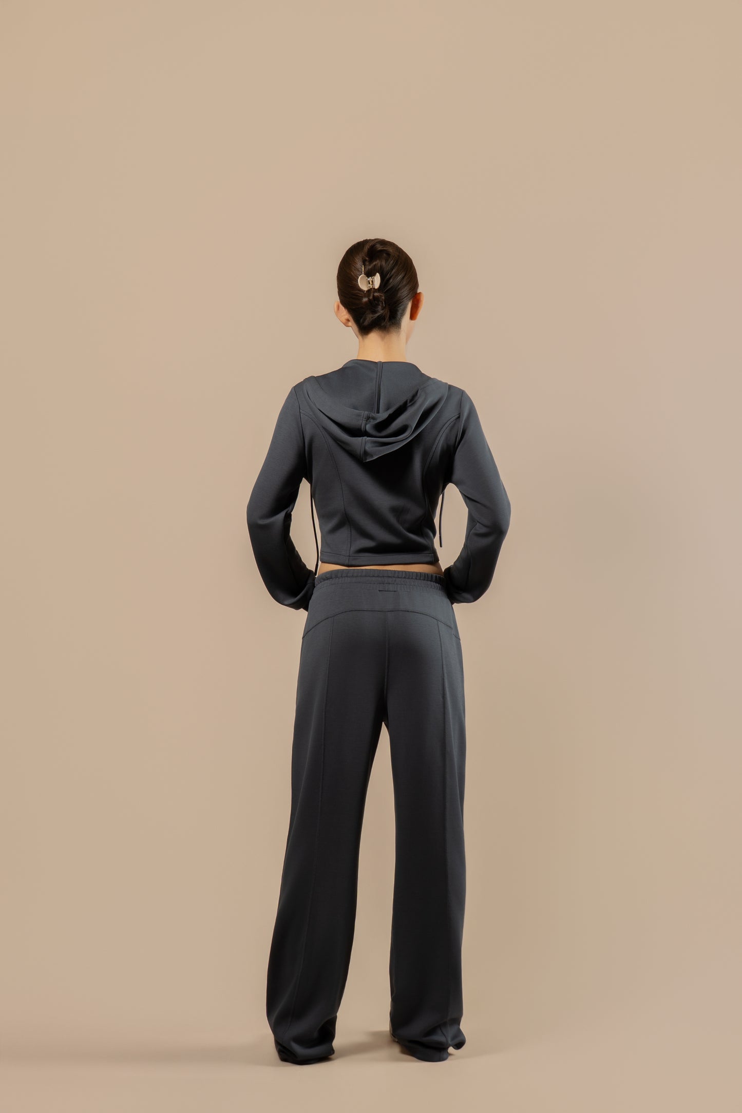 DY 雲朵棉連帽修腰外套