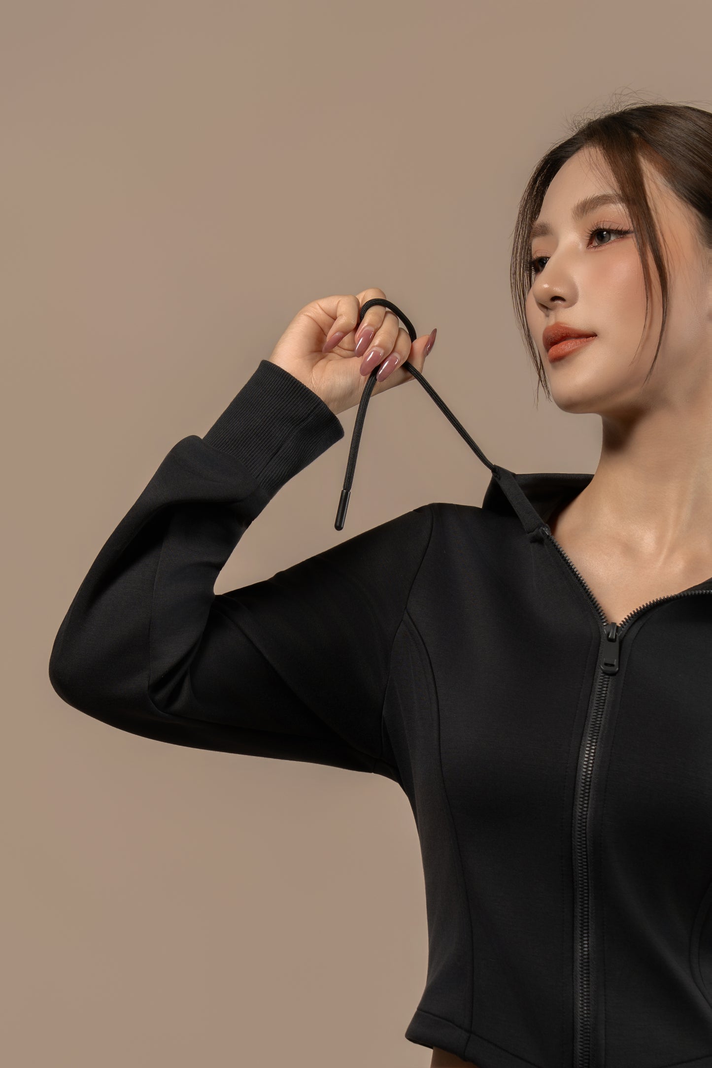 DY 雲朵棉連帽修腰外套