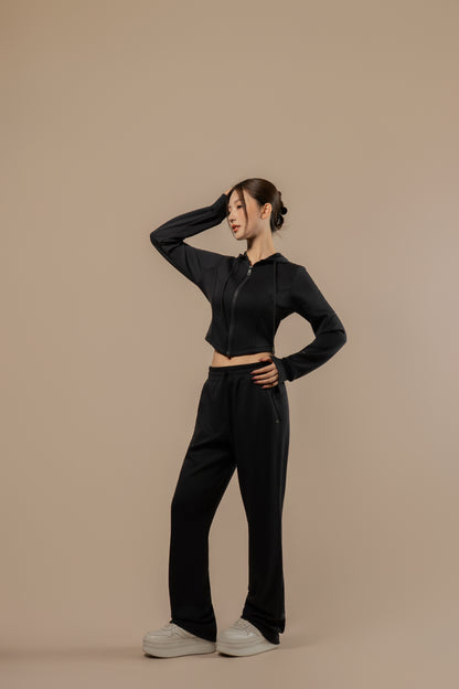 DY 雲朵棉連帽修腰外套