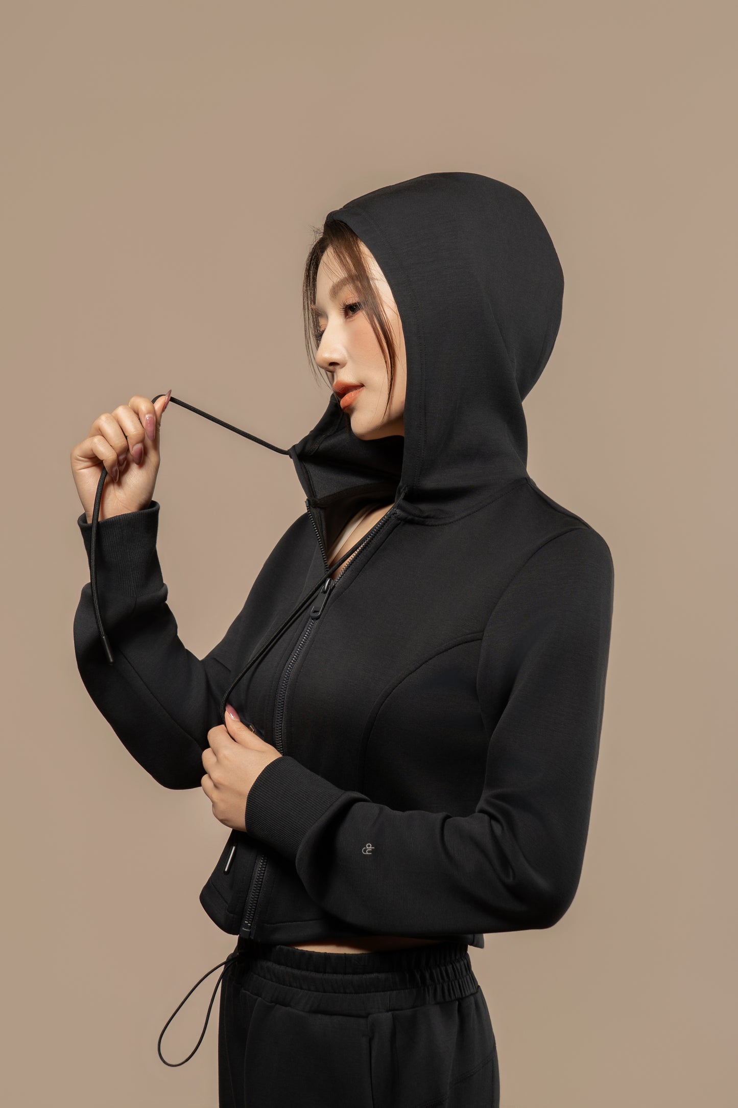 DY 雲朵棉連帽修腰外套