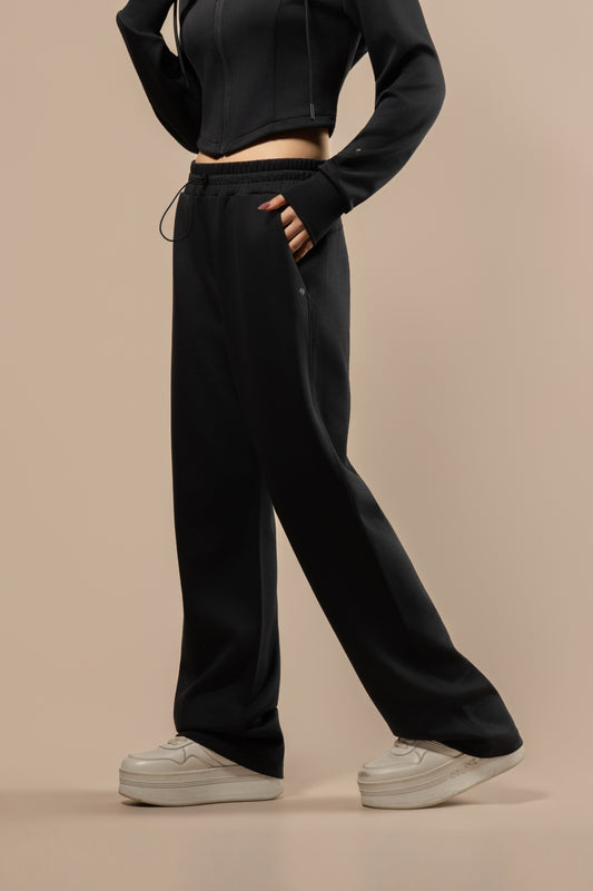 DY 雲朵棉直筒鬆緊腰長褲