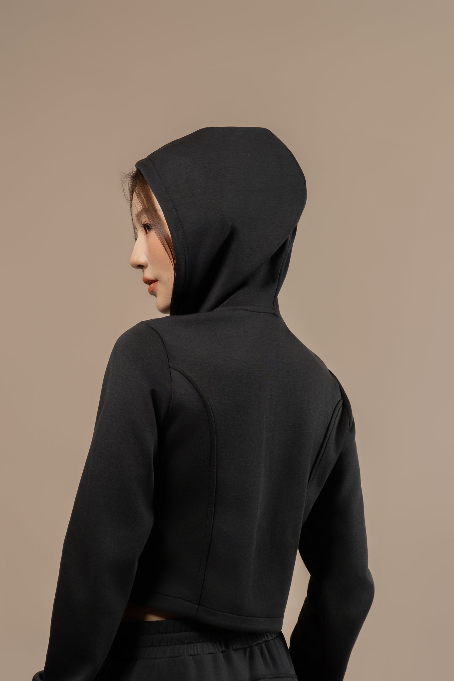 DY 雲朵棉連帽修腰外套