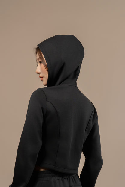 DY 雲朵棉連帽修腰外套