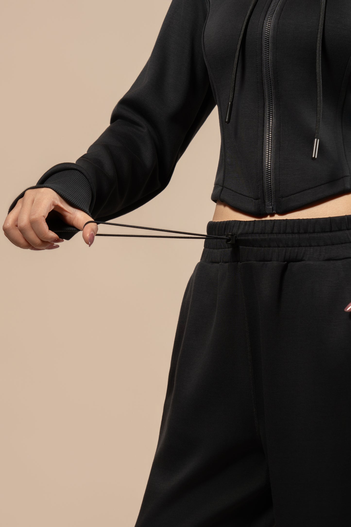 DY 雲朵棉直筒鬆緊腰長褲