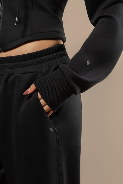 DY 雲朵棉直筒鬆緊腰長褲