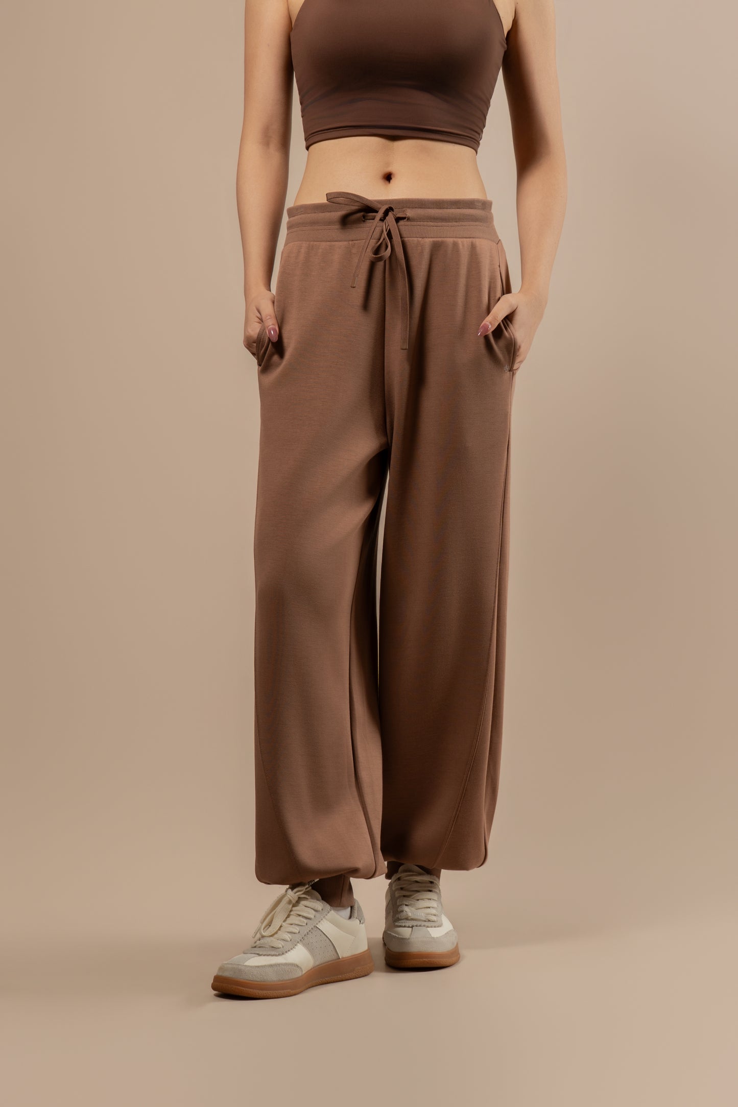 DY 雲朵棉束脚美式休閑運動褲