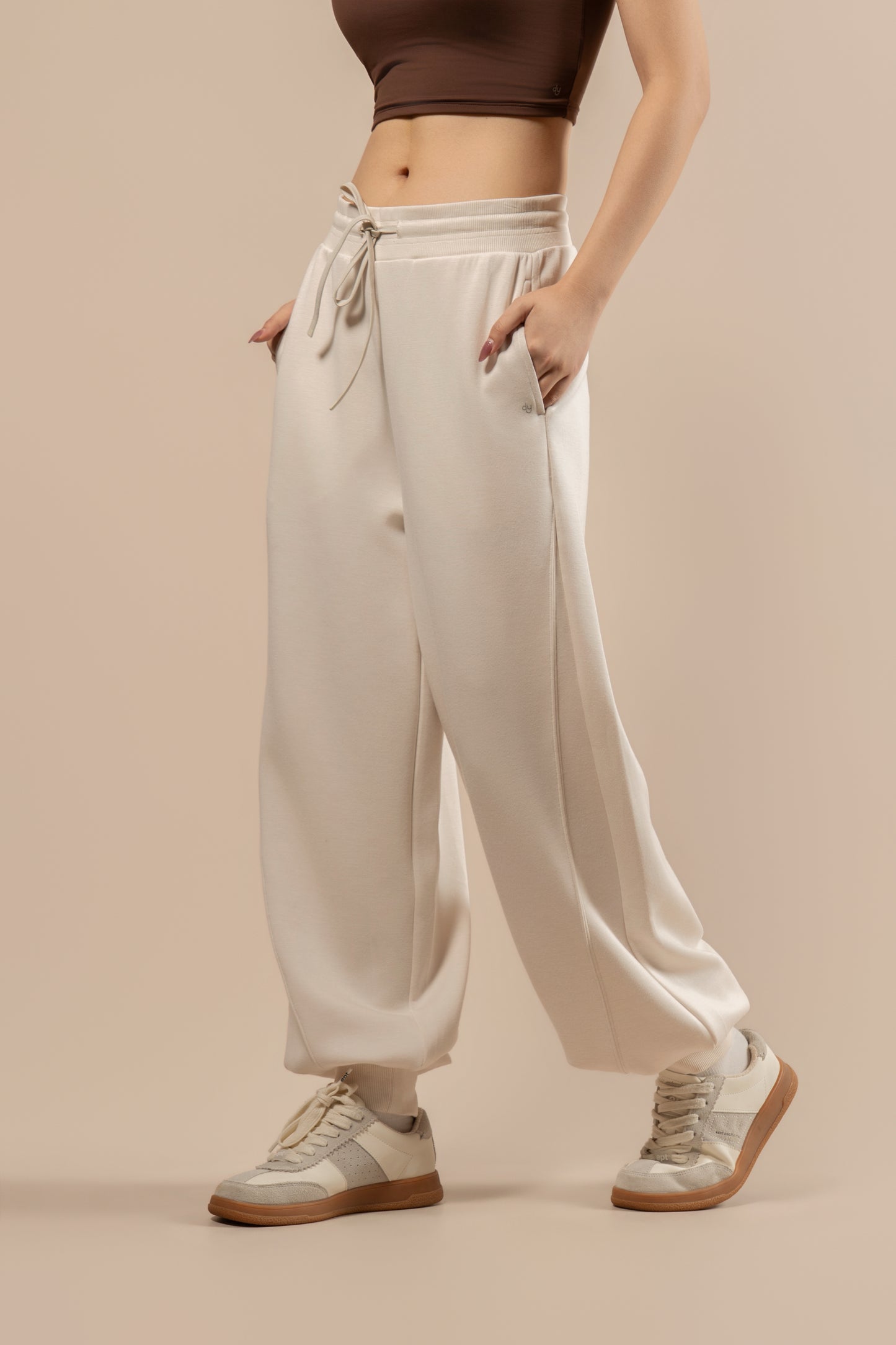 DY 雲朵棉束脚美式休閑運動褲