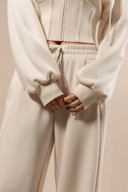 DY 雲朵棉連帽魚骨修腰外套