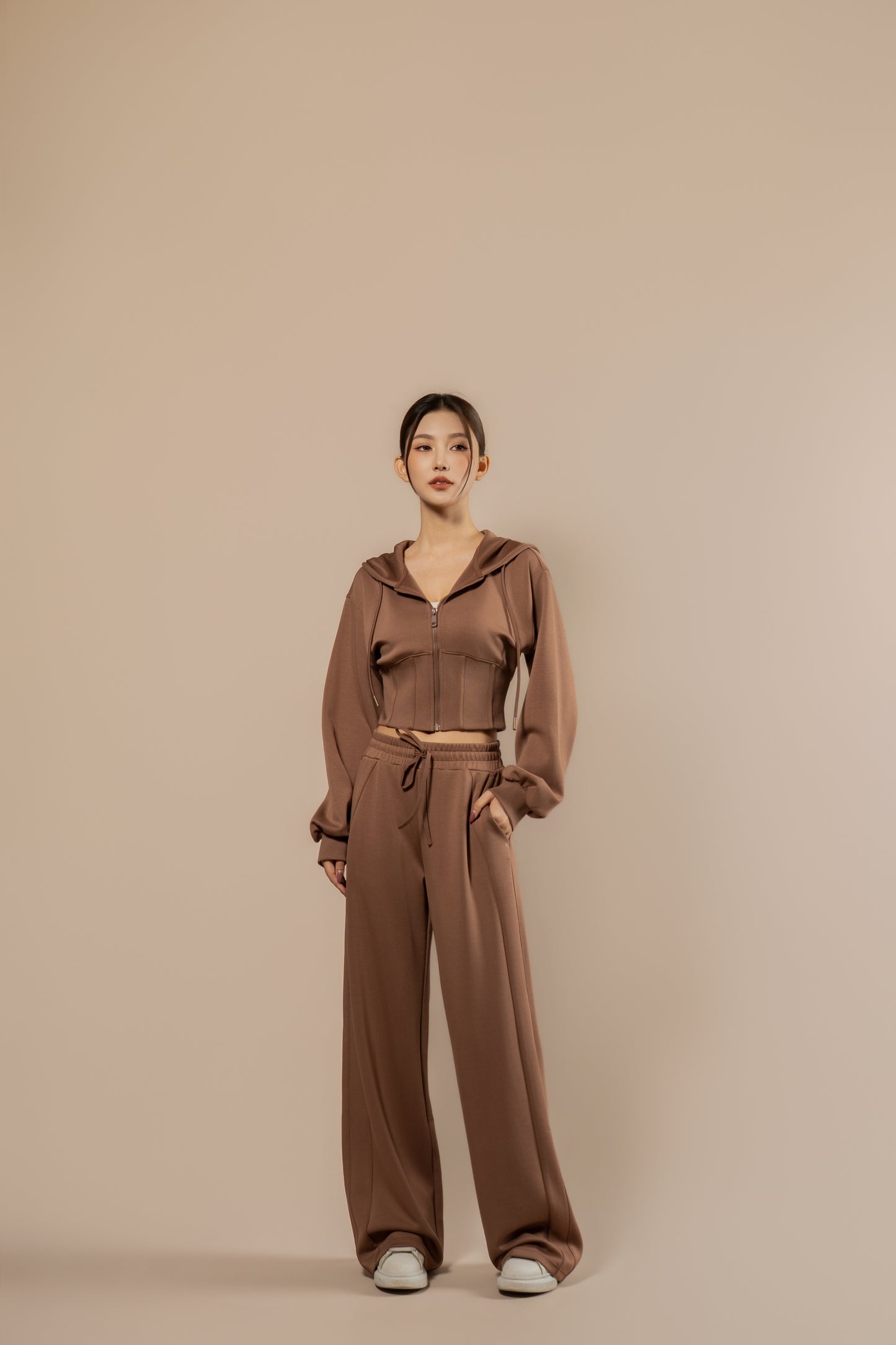 DY 雲朵棉抽繩直筒運動褲