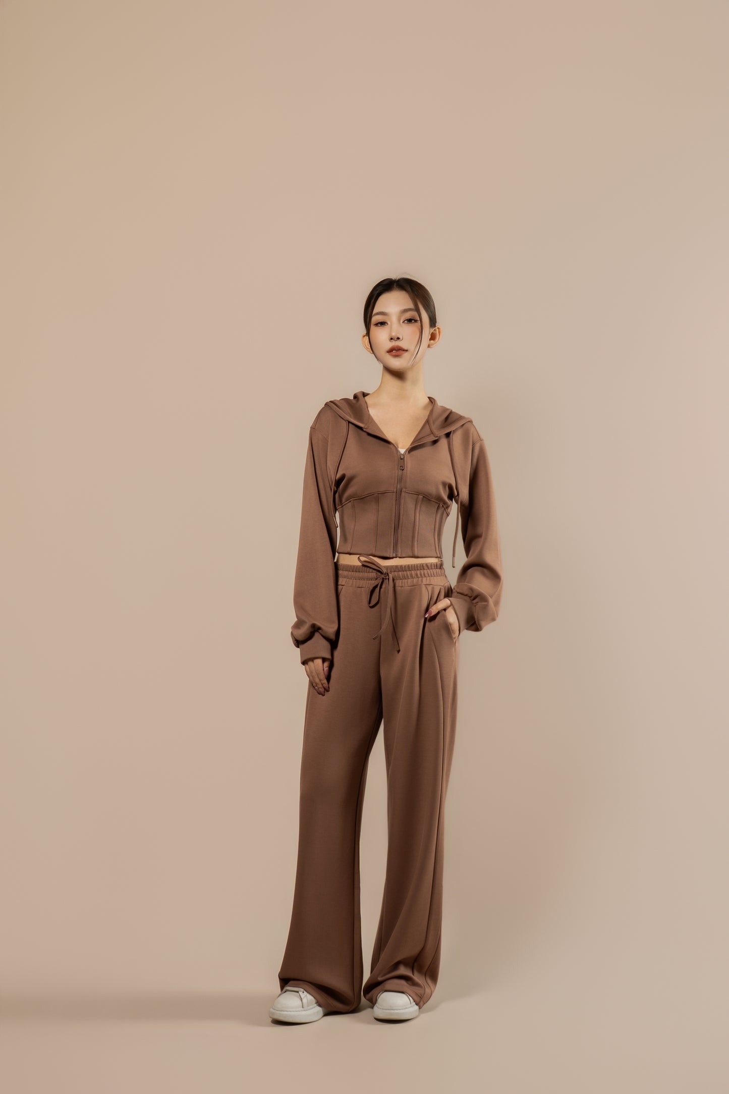 DY 雲朵棉抽繩直筒運動褲