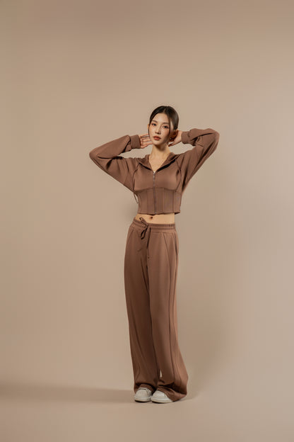 DY 雲朵棉抽繩直筒運動褲