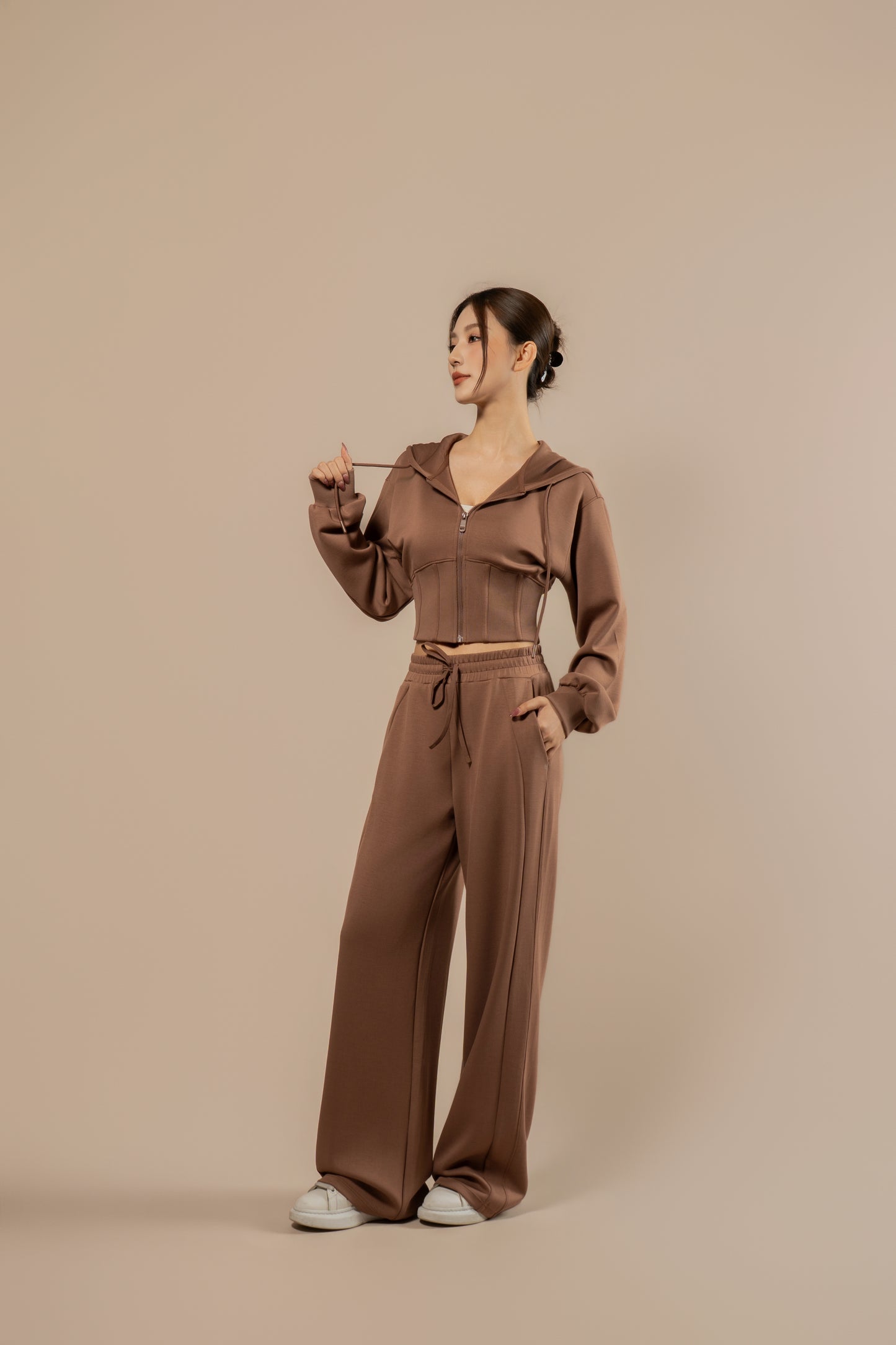 DY 雲朵棉抽繩直筒運動褲