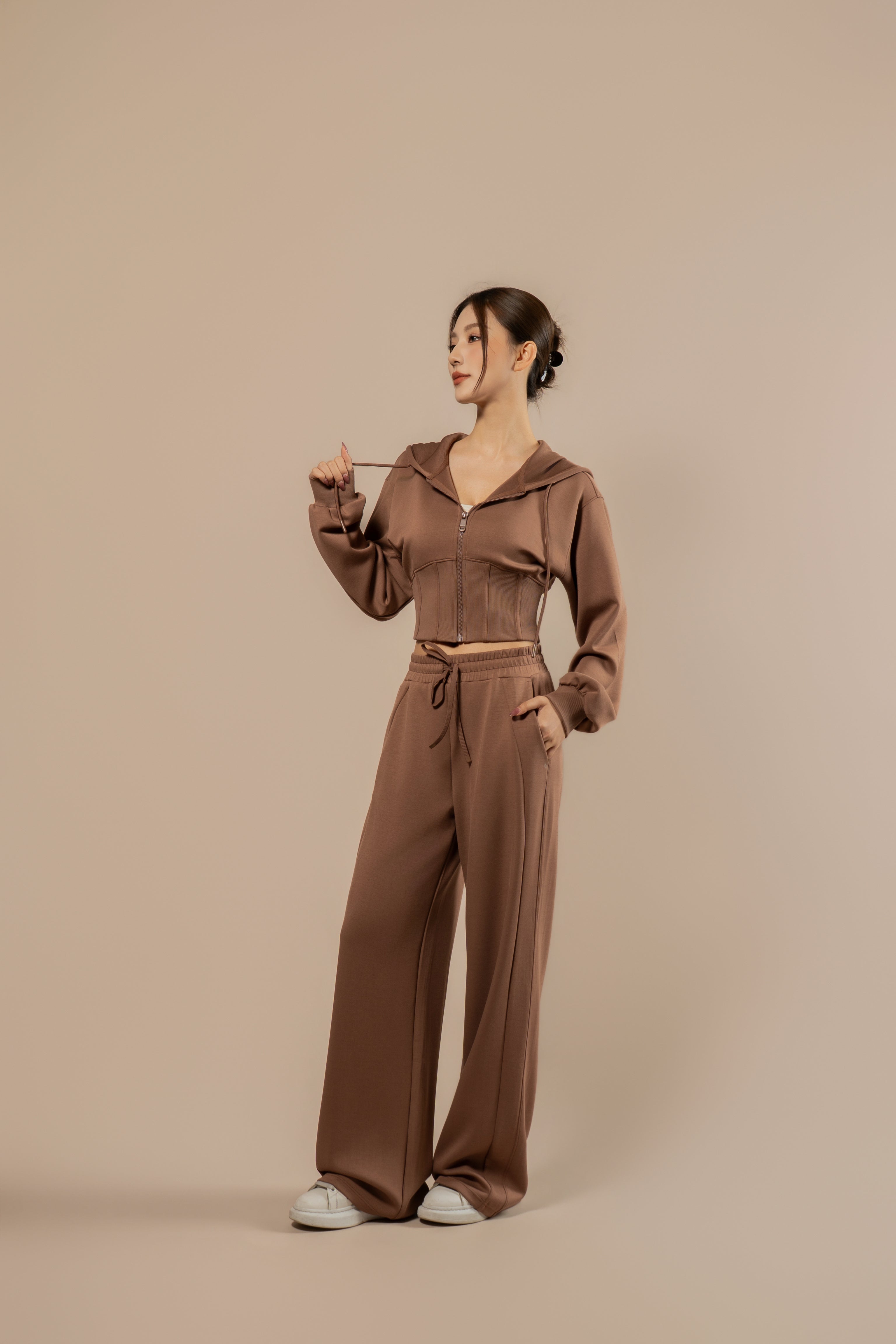 DY 雲朵棉抽繩直筒運動褲