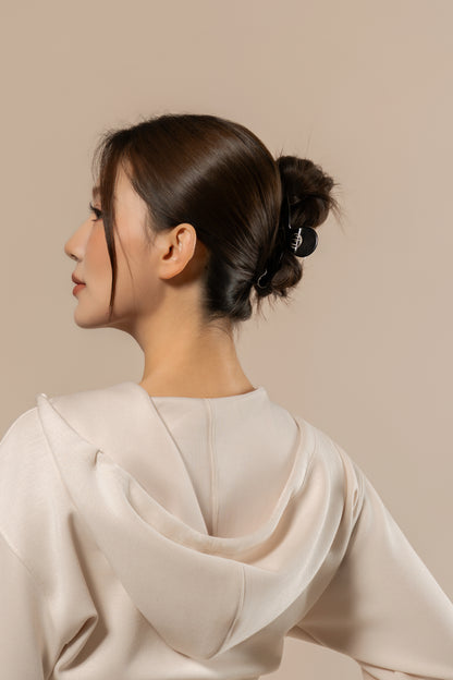 DY 雲朵棉連帽魚骨修腰外套