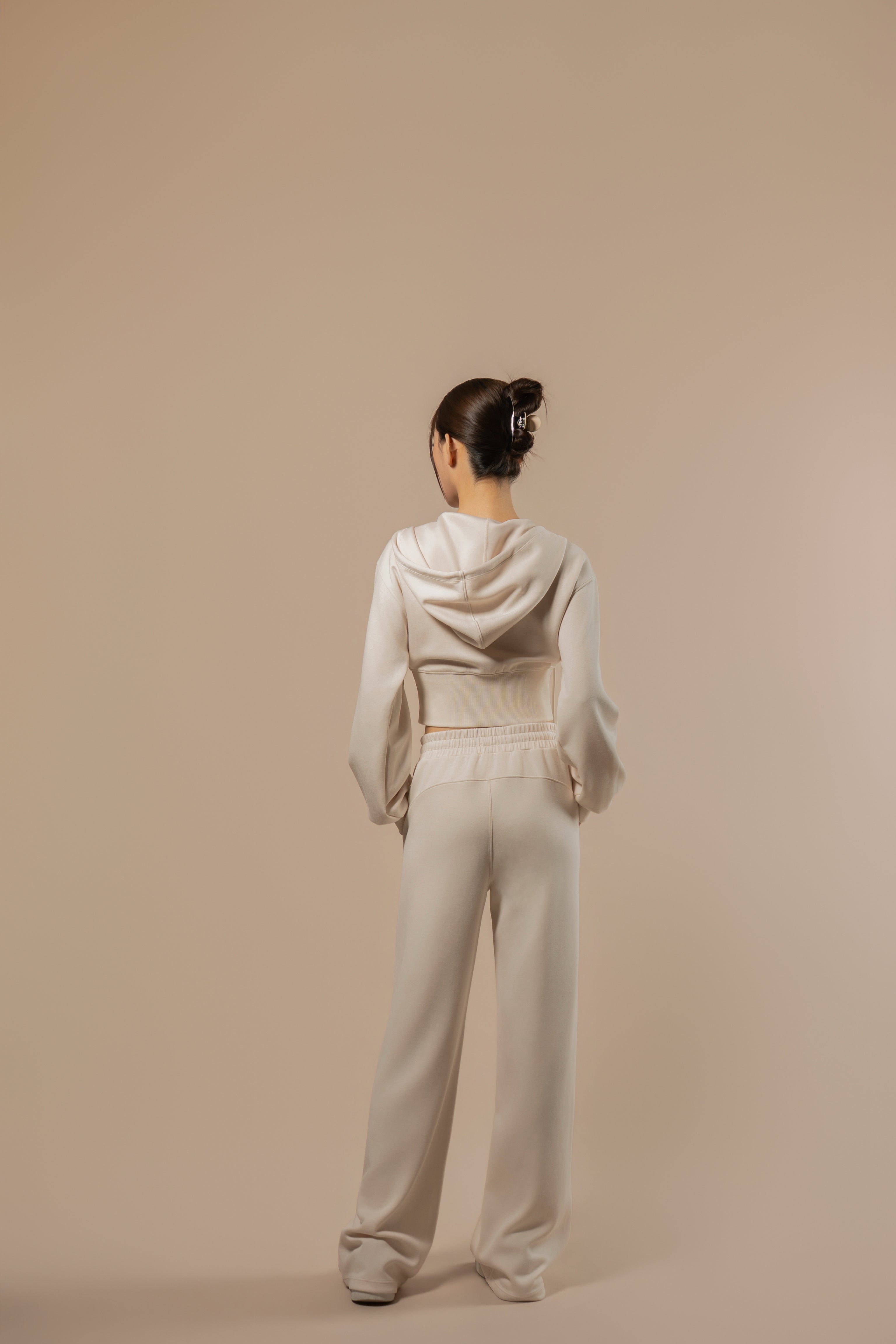 DY 雲朵棉連帽魚骨修腰外套