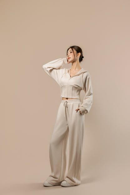 DY 雲朵棉抽繩直筒運動褲