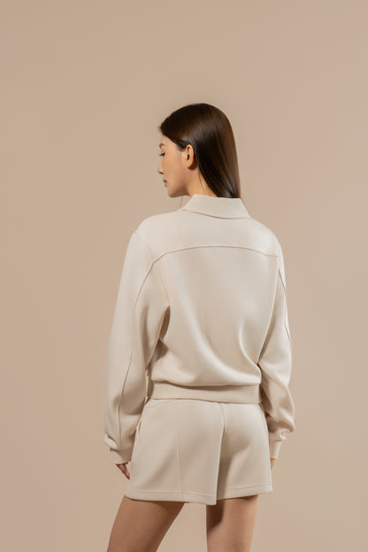 DY 雲朵棉POLO半拉鏈衛衣