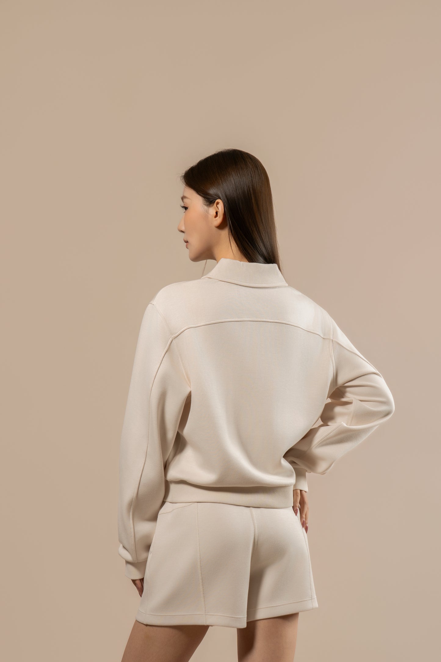 DY 雲朵棉POLO半拉鏈衛衣