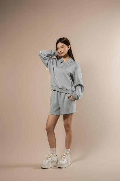 DY 雲朵棉POLO半拉鏈衛衣