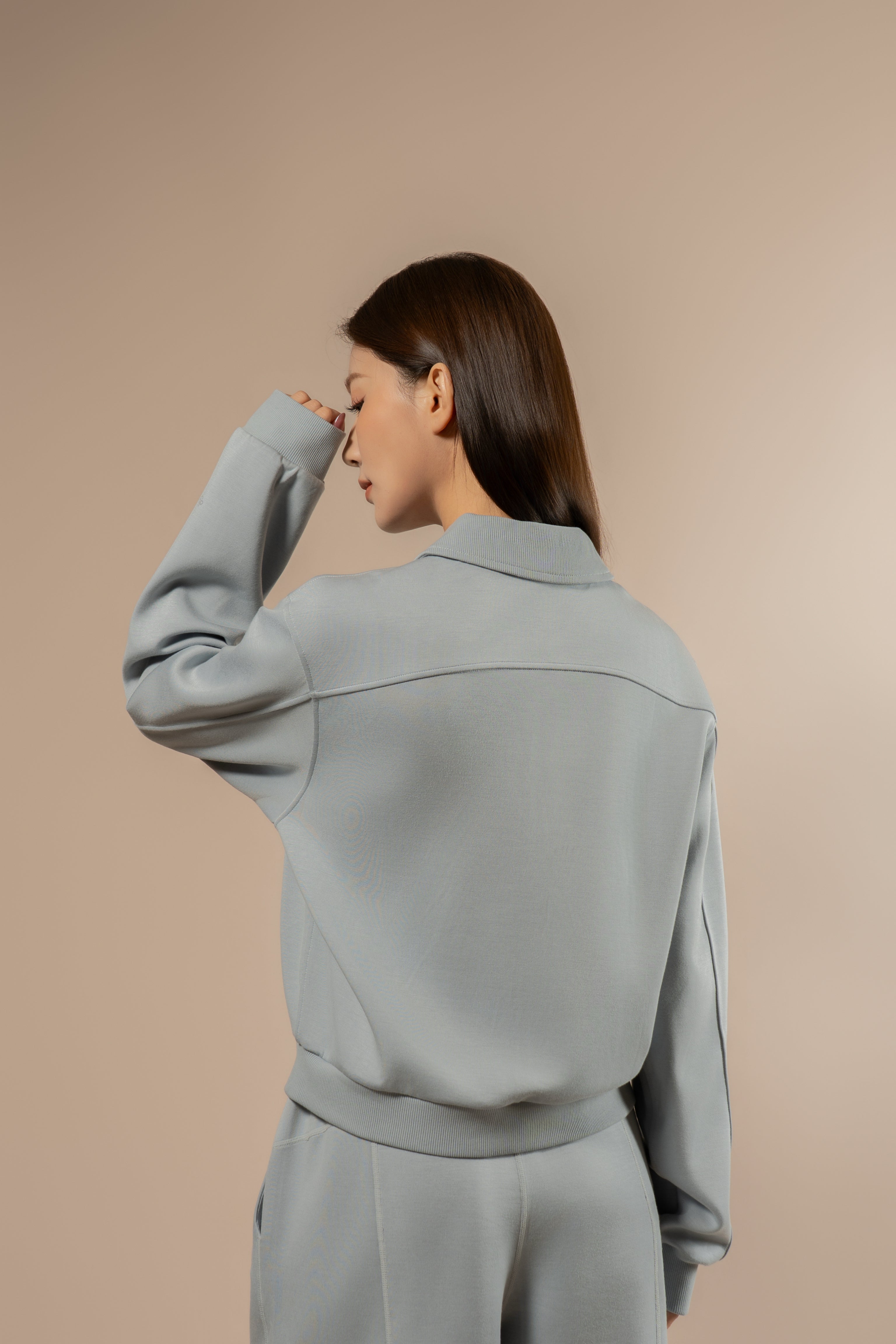 DY 雲朵棉POLO半拉鏈衛衣