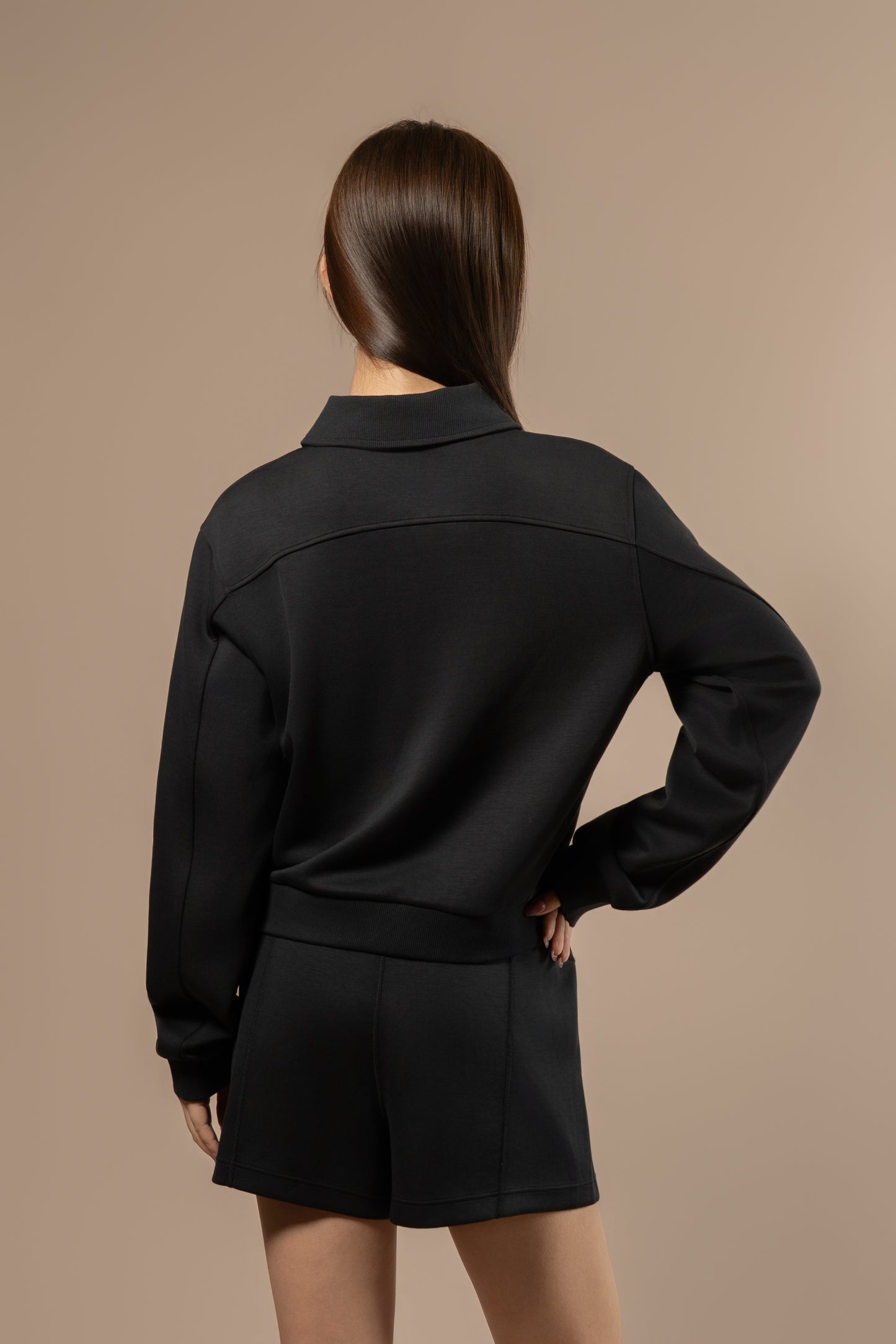 DY 雲朵棉POLO半拉鏈衛衣