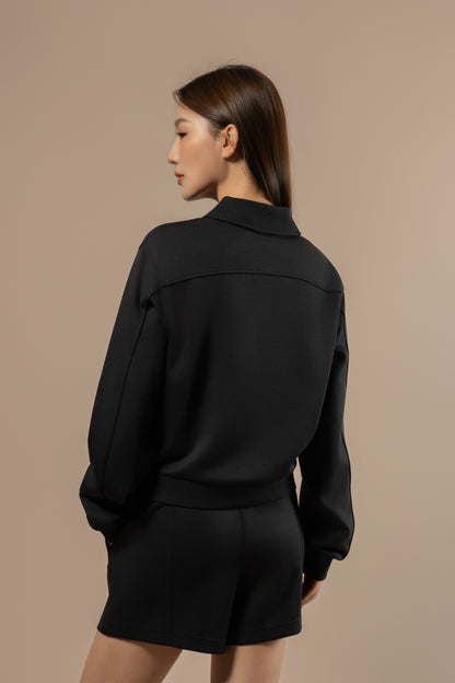 DY 雲朵棉POLO半拉鏈衛衣