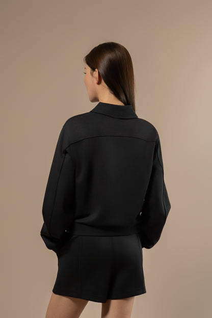 DY 雲朵棉POLO半拉鏈衛衣