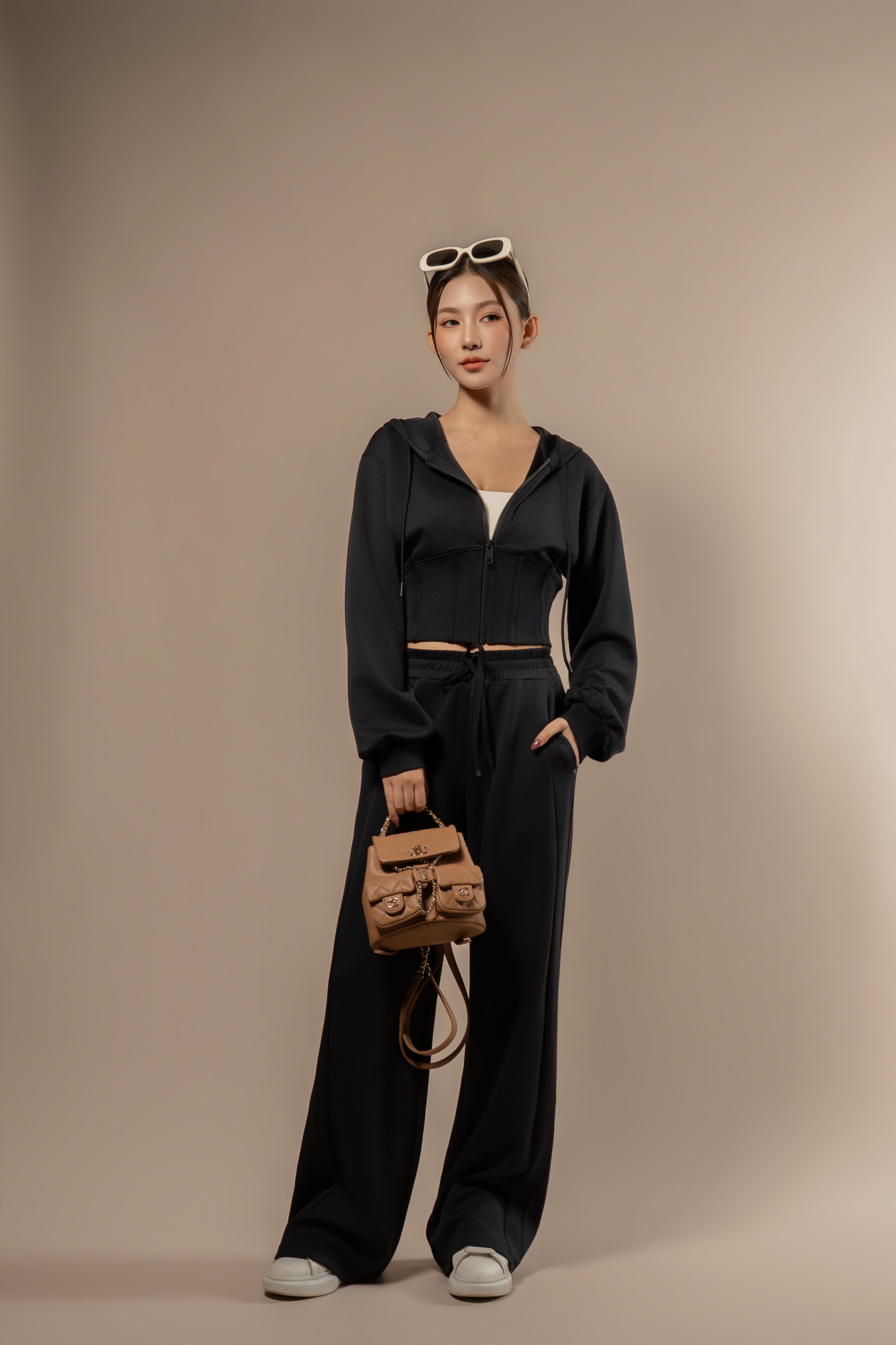 DY 雲朵棉連帽魚骨修腰外套