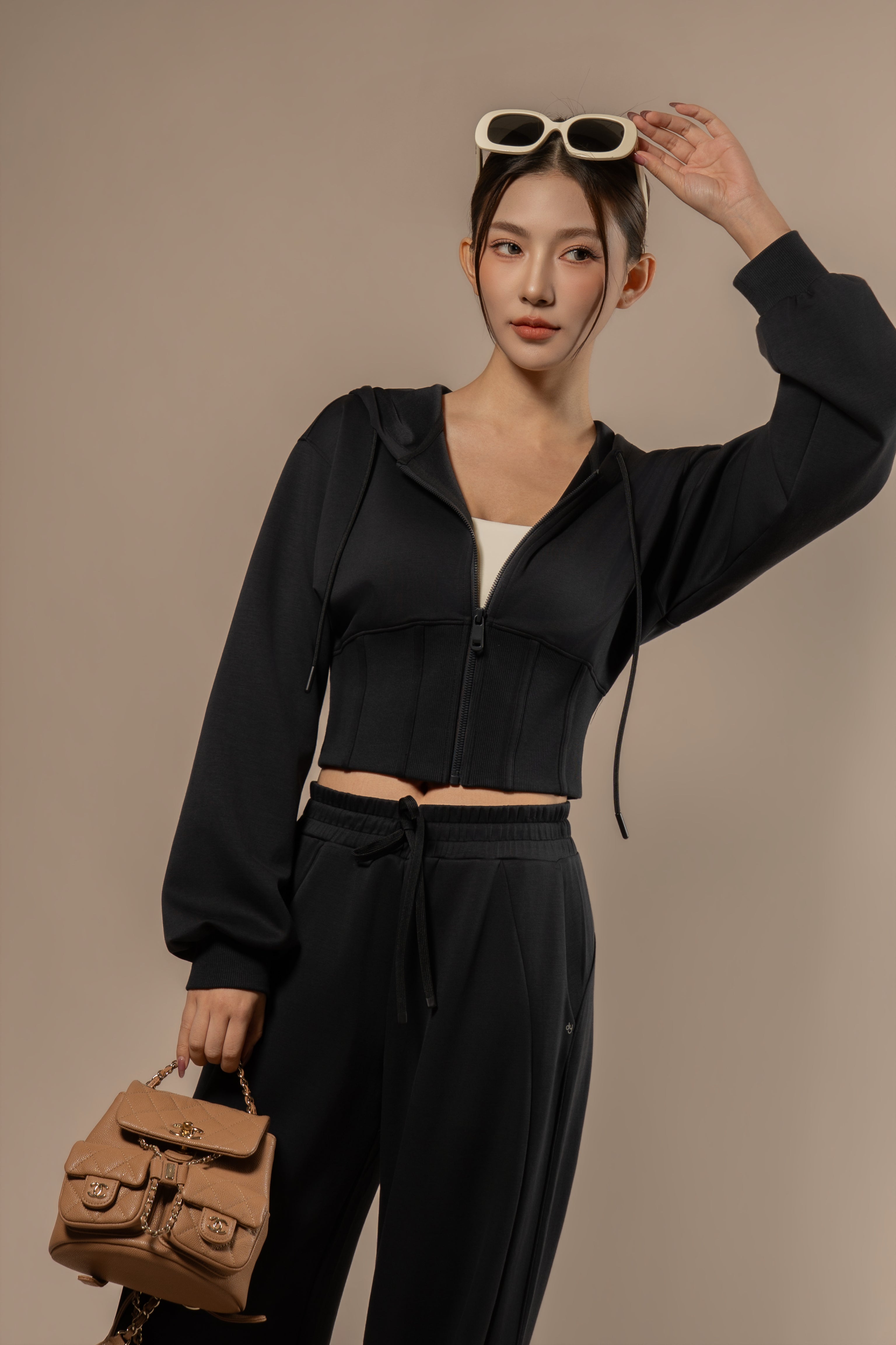 DY 雲朵棉抽繩直筒運動褲